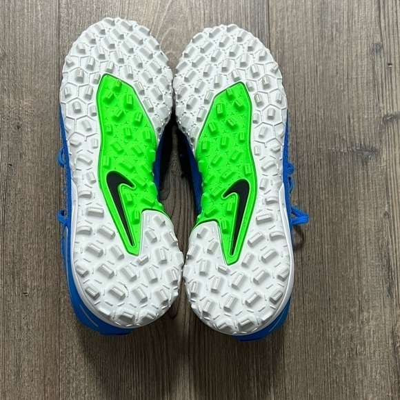 Nike Phantom GT Academy TF Blue/MetallicSilver Turf Soccer Shoes Men’s 5.5 NWOT